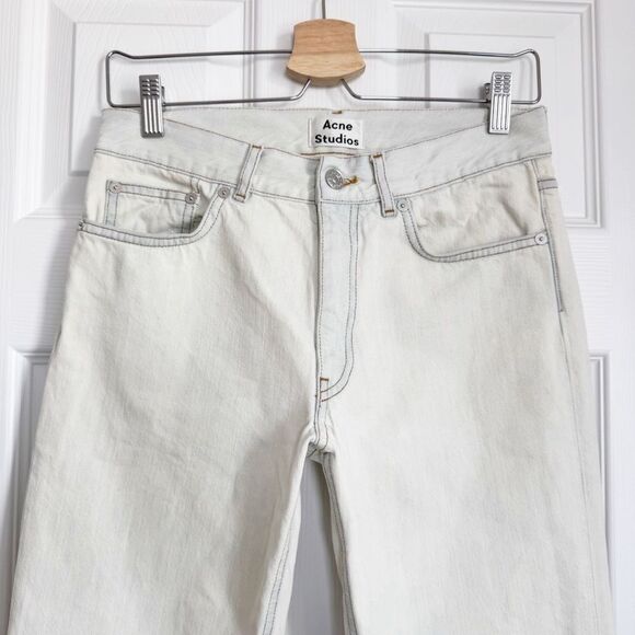 Acne Studios Boy Jean in Bleach Straight Jeans Size 26 - Picture 9 of 15